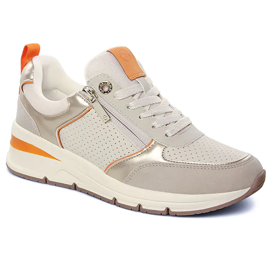 Tennis Et Baskets Mode Tamaris 23721 Orange Comb, vue principale de la chaussure femme