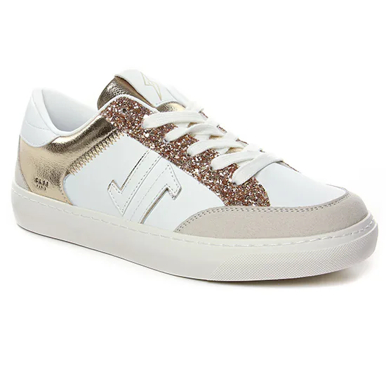 Tennis Et Baskets Mode Cl11 88 Gold, vue principale de la chaussure femme