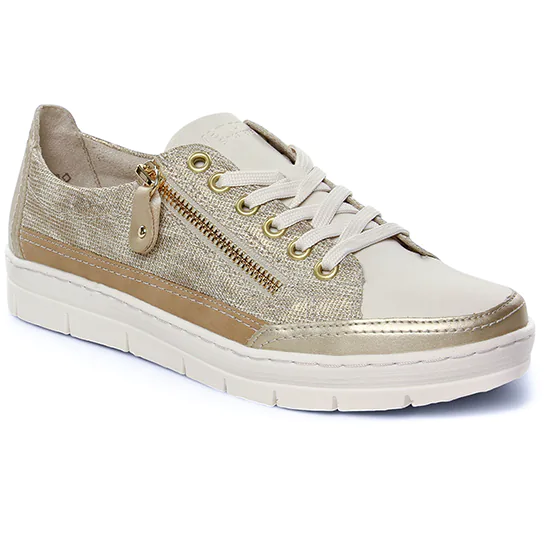 Tennis Et Baskets Mode Remonte D5826-60 Light Gold, vue principale de la chaussure femme