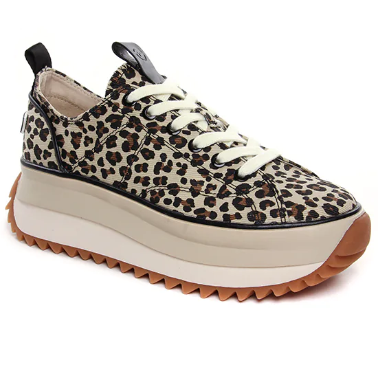 Baskets Plateforme Tamaris 23731 Leopard, vue principale de la chaussure femme