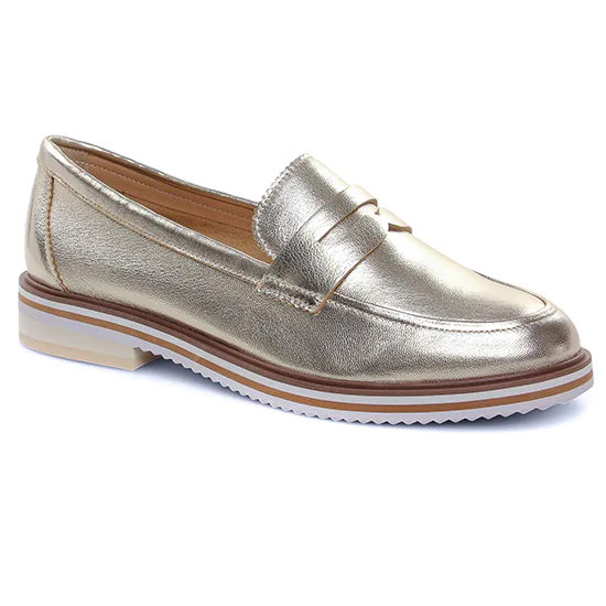 Mocassins Regarde Le Ciel Dalma-02 Platino, vue principale de la chaussure femme