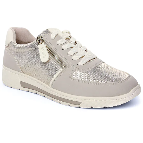 Tennis Et Baskets Mode Jana 23776 Gold Met Str, vue principale de la chaussure femme