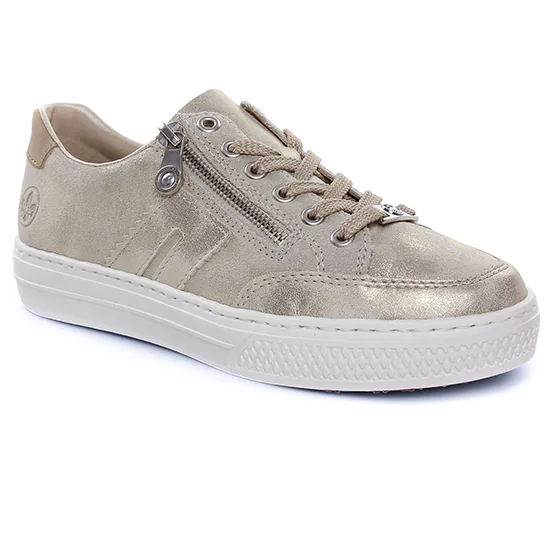 Tennis Et Baskets Mode Rieker L5903-62 Nude, vue principale de la chaussure femme