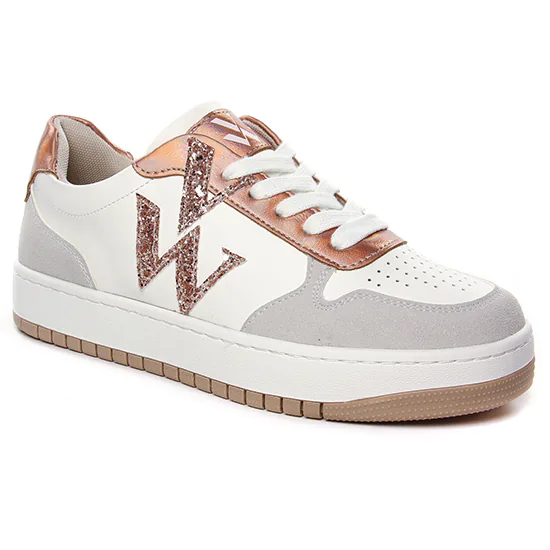 Tennis Et Baskets Mode Vanessa Wu Calie Bk2662 Rose, vue principale de la chaussure femme