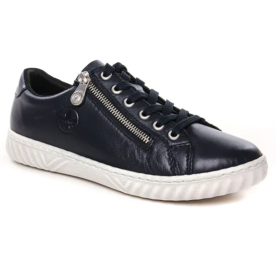 Tennis Et Baskets Mode Rieker N0900-14 Navy, vue principale de la chaussure femme