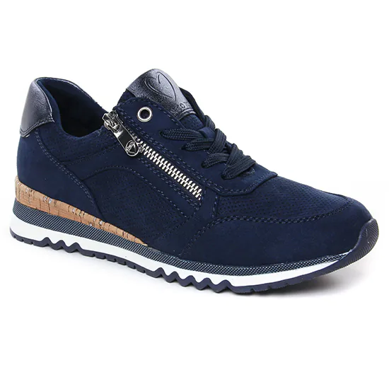 Tennis Et Baskets Mode Marco Tozzi 23781 Navy Comb, vue principale de la chaussure femme