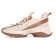 baskets mode beige cuivré mode femme printemps été 2025 vue 3