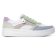 baskets mode blanc multi mode femme printemps été 2025 vue 2