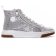 baskets mode gris argent mode femme printemps été 2025 vue 2