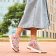 baskets mode rose mode femme printemps été 2025 vue 8