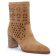 bottines talon marron mode femme printemps été 2025 vue 1