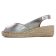 espadrilles gris acier mode femme printemps été 2025 vue 3