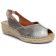 espadrilles gris acier mode femme printemps été 2025 vue 1