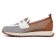 mocassins plateforme marron blanc mode femme printemps été 2025 vue 3