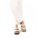 mules beige dorée mode femme printemps été 2025 vue 8