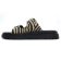 mules beige noir mode femme printemps été 2025 vue 3