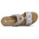 mules deux brides gris argent mode femme printemps été 2025 vue 4
