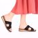 mules compensées noir mode femme printemps été 2025 vue 8