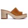 mules compensées marron camel mode femme printemps été 2025 vue 2
