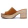 mules compensées marron camel mode femme printemps été 2025 vue 3