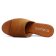 mules compensées marron camel mode femme printemps été 2025 vue 4