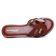 mules marron tan mode femme printemps été 2025 vue 4