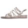 nu-pieds brides beige or mode femme printemps été 2025 vue 3