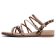 nu-pieds brides marron or mode femme printemps été 2025 vue 3