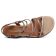 nu-pieds brides marron or mode femme printemps été 2025 vue 4