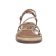 nu-pieds brides marron or mode femme printemps été 2025 vue 6
