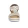 nu-pieds compensés beige doré mode femme printemps été 2025 vue 6