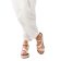 nu-pieds compensés beige doré mode femme printemps été 2025 vue 8
