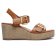 nu-pieds compensés marron cognac mode femme printemps été 2025 vue 2