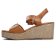 nu-pieds compensés marron cognac mode femme printemps été 2025 vue 3