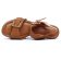 nu-pieds compensés marron cognac mode femme printemps été 2025 vue 4