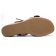 nu-pieds compensés marron cognac mode femme printemps été 2025 vue 5