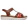 sandales compensées marron mode femme printemps été 2025 vue 2
