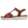 sandales compensées marron mode femme printemps été 2025 vue 3
