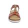 sandales compensées marron mode femme printemps été 2025 vue 6