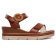 nu-pieds compensés marron mode femme printemps été 2025 vue 2