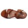 nu-pieds compensés marron mode femme printemps été 2025 vue 4