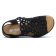 nu-pieds compensés noir mode femme printemps été 2025 vue 4