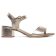 nu-pieds talon beige doré mode femme printemps été 2025 vue 2