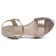 nu-pieds talon beige doré mode femme printemps été 2025 vue 4