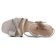 nu-pieds talon gris argenté mode femme printemps été 2025 vue 4