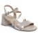 nu-pieds talon gris argenté mode femme printemps été 2025 vue 1