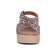 sandales compensées marron fauve mode femme printemps été 2025 vue 6