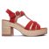 nu-pieds talon rouge brique mode femme printemps été 2025 vue 2