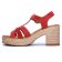 nu-pieds talon rouge brique mode femme printemps été 2025 vue 3