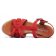 nu-pieds talon rouge brique mode femme printemps été 2025 vue 4
